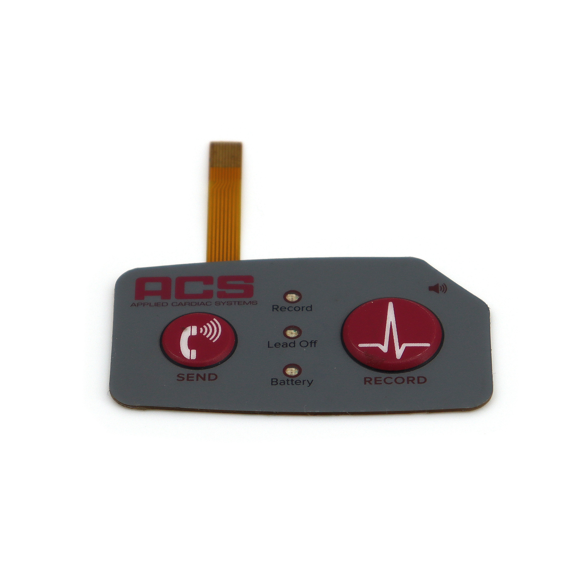 防水耐（nài）磨FPC帶LED型（xíng）薄膜開（kāi）關按鍵控製麵板